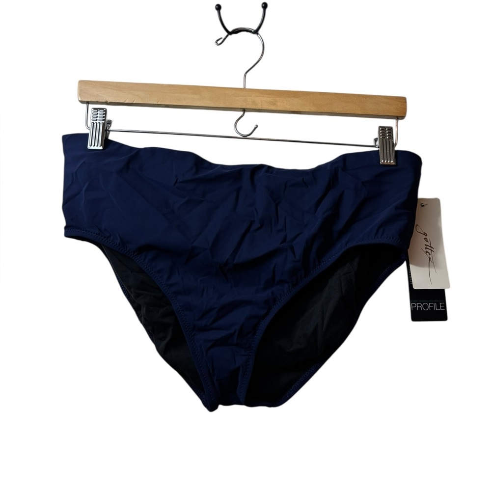 NEW GOTTEX | bikini bottoms swimwear navy 14